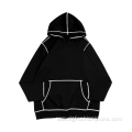 Fitted Contrast Stitch Double Men Hoodies